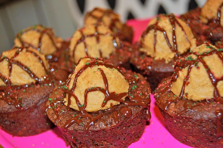 Em the Baker: GF Peanut Butter Fudge Cupcakes