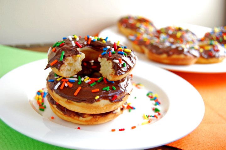 Gluten Free Buttermilk Donuts with Chocolate&nbsp;Icing