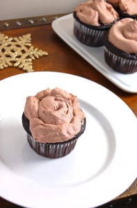 Gluten Free Hot Cocoa Cupcakes | emthebaker.com
