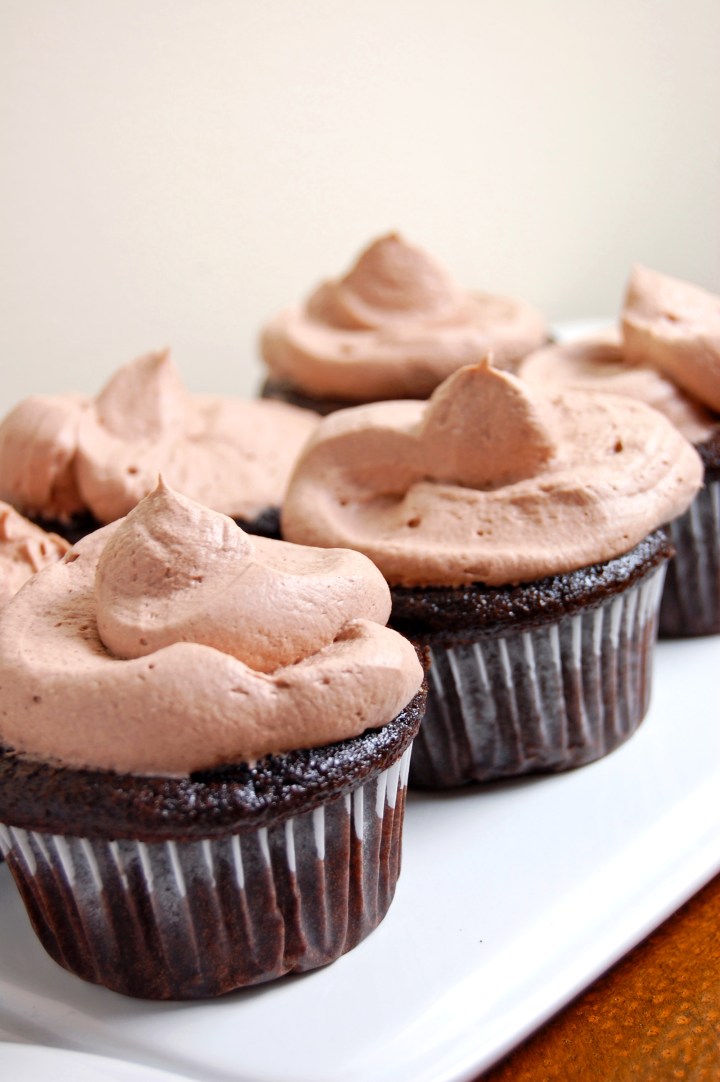 Gluten Free Hot Cocoa Cupcakes | emthebaker.com