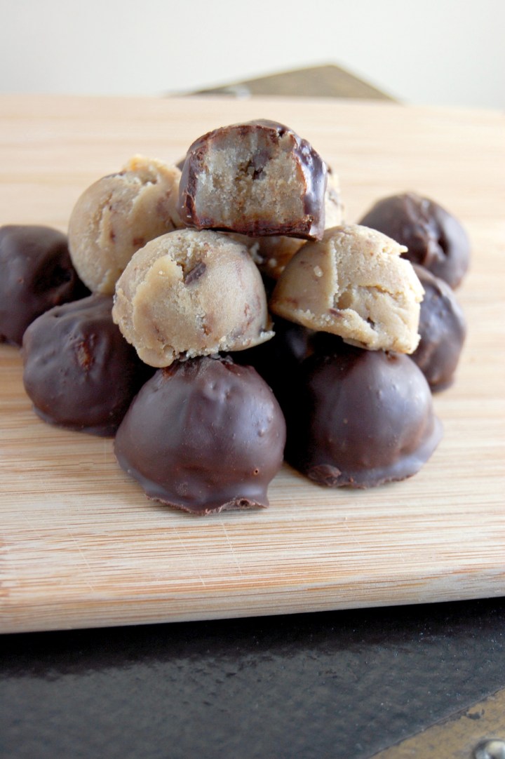 Gluten Free Cookie Dough Truffles | emthebaker.com