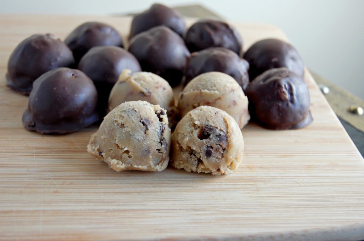 Gluten Free Cookie Dough Truffles | emthebaker.com